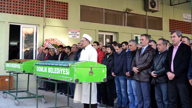 Bursa'da bir sandalın alabora olması