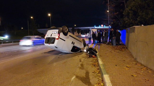 Bursa'da trafik kazası: 1 ölü, 1 yaralı