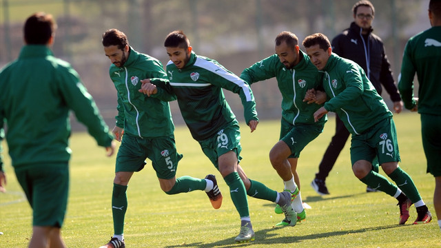 Bursaspor'da Kardemir Karabükspor maçı hazırlıkları