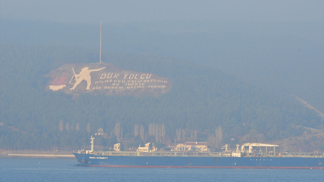 Çanakkale Boğazı'nda yoğun sis