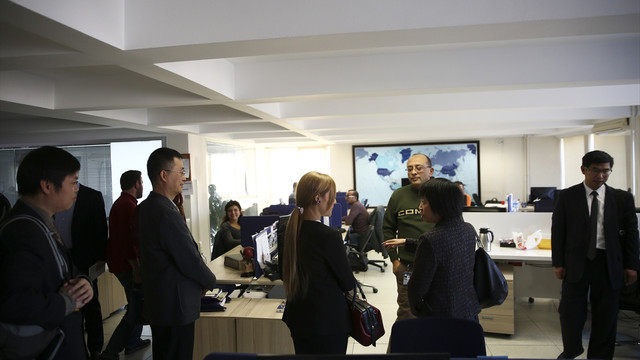 Çin basın heyetinden AA'ya ziyaret