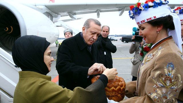 Cumhurbaşkanı Erdoğan Belarus’a geldi