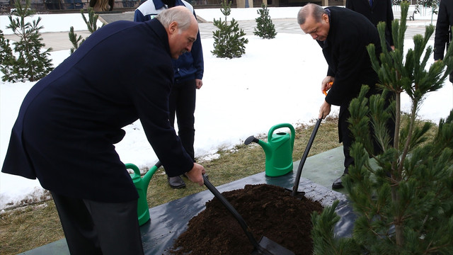 Cumhurbaşkanı Erdoğan Belarus'ta