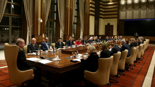 Cumhurbaşkanı Erdoğan'ın kabulü