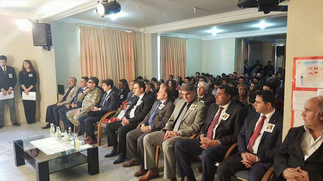 Derikli öğretmenler, Şehit Kaymakam Safitürk'ü andı