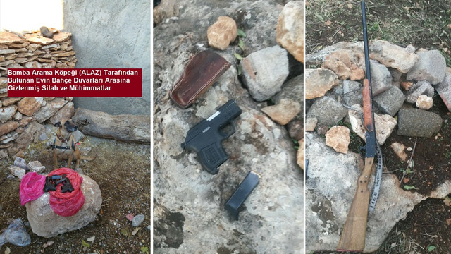 Diyarbakır'da silah ve mühimmat ele geçirildi
