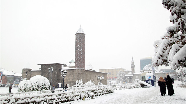 Doğu Anadoluda kar yağışı hayatı olumsuz etkiledi