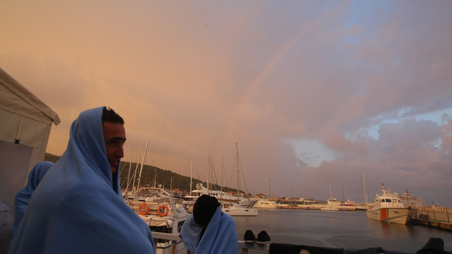 Ege Denizinde 54 sığınmacı yakalandı