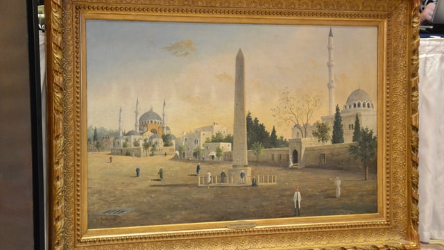 Guillaumet'in Sultan Ahmet Meydanı tablosuna yüksek fiyat