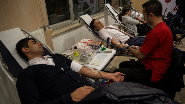 Hayat için kan verdiler