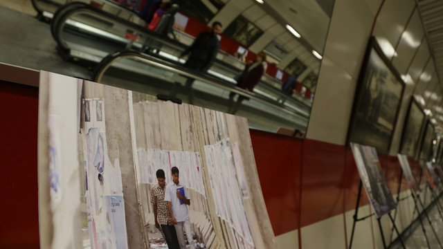 Irak'ta Akan Kanı Durdurun sergisi