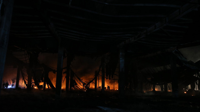 İstanbulda fabrika yangını