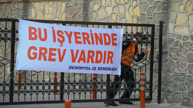 İZBAN'da grev başladı