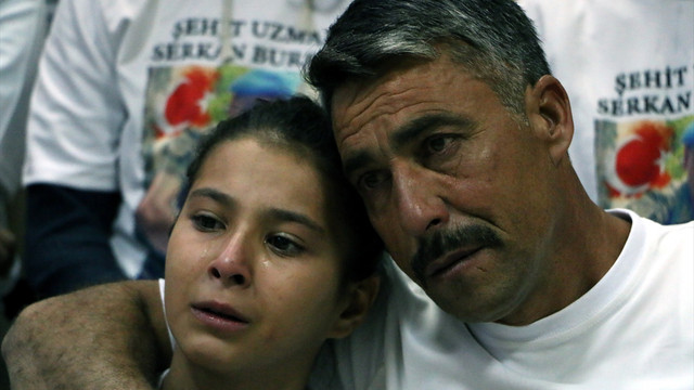 Kahramanmaraş'ta öğrencilerden şehit asker için anma programı