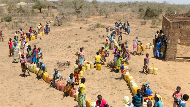 Kenya'da 300 bin kişi bir yudum su bekliyor