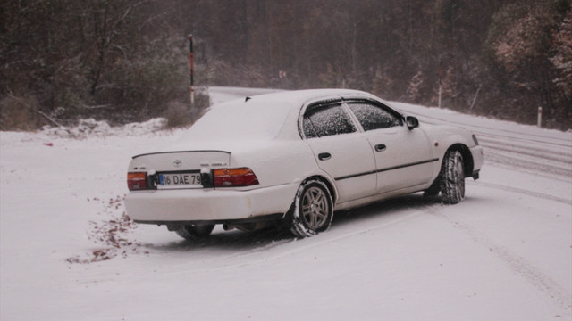 Kütahya'da kar yağışı