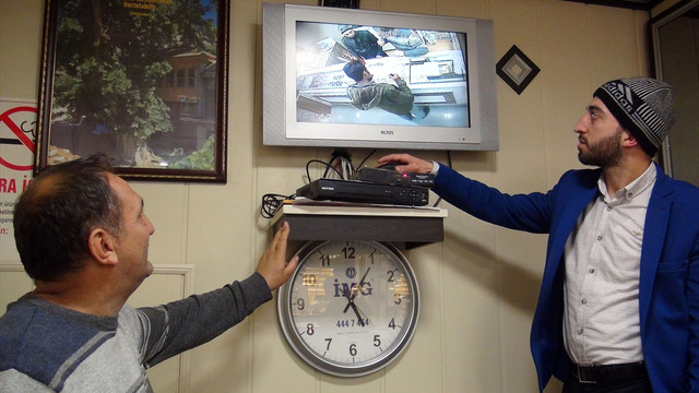 Kuyumcudan hırsızlık güvenlik kamerasında