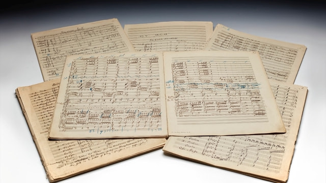 Mahler'in el yazımı notaları rekor fiyata satıldı