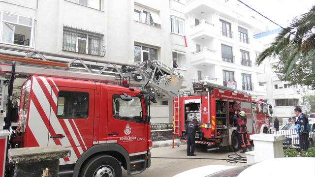 Maltepe'de yangın : 1 yaralı
