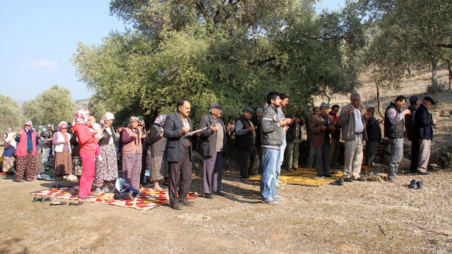 Muğla'da yağmur duası yapıldı
