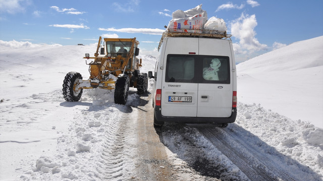 Muş'ta kar yağışı