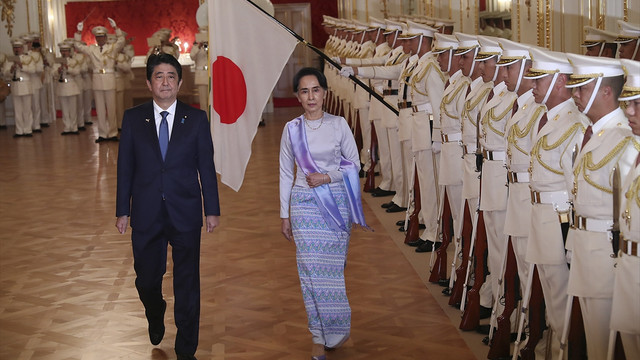 Myanmar Dışişleri Bakanı Suu Çii Japonya'da