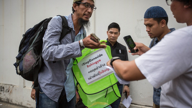 Arakan Müslümanlarına destek gösterileri