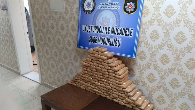 Sakarya'da 67 kilogram eroin ele geçirildi