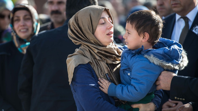 Şehit Kaymakam Muhammet Fatih Safitürk için Gaziantepte tören düzenlendi
