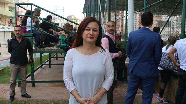 Şehit oğlu için maç organizasyonu