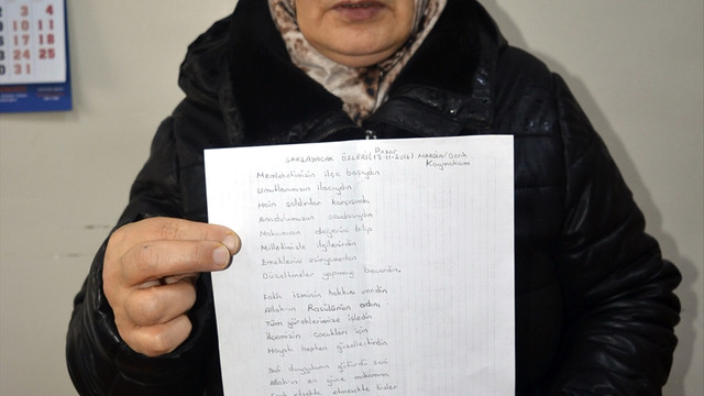 Şiir Anadan şehit kaymakama duygu yüklü şiir