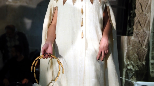 Tarihi medresede ihram defilesi