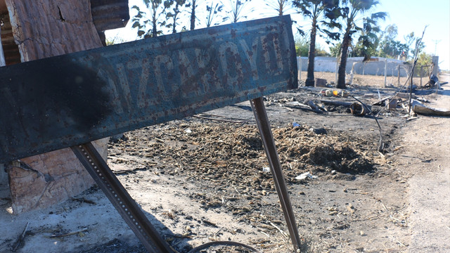 Tarım işçilerinin kaldığı çadırlardaki yangın