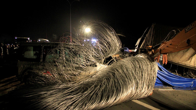 TEM Otoyolu'nda trafik kazası: 4 yaralı