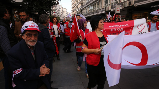 Türk Kızılayından Samsun'da Merhamet yürüyüşü