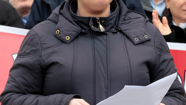 Vergi dairesi çalışanlarından soruşturma protestosu