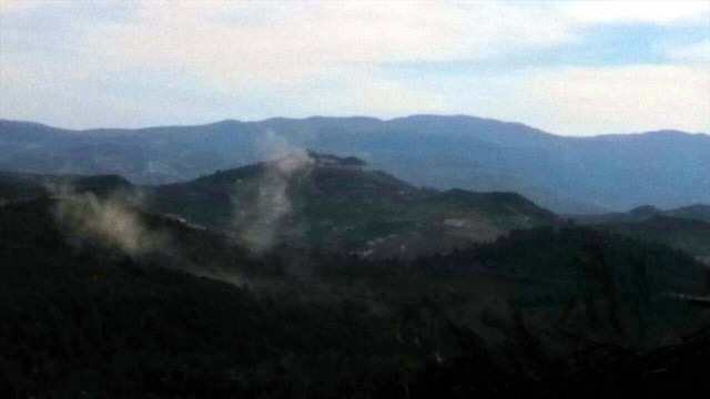 Hatayın Yayladağı kırsalına 4 havan mermisi düştü