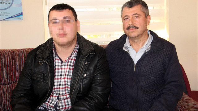 Zihinsel engelli gencin darbedilmesi güvenlik kamerasında