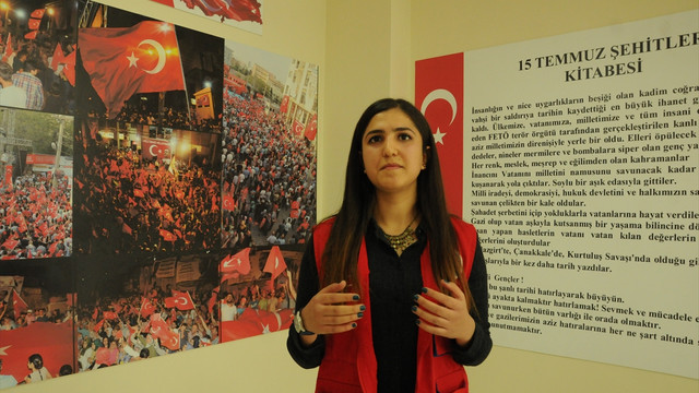 15 Temmuz şehitleri anısına Şehitler Köşesi