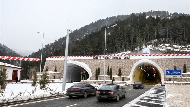 Ilgaz 15 Temmuz İstiklal Tüneli açıldı