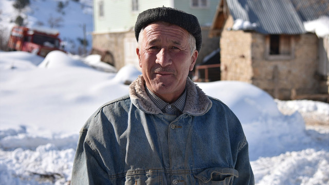 Alanya'da karla mücadele