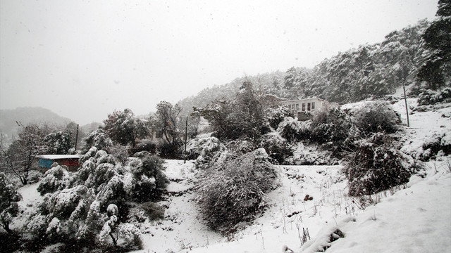 Antalya'da eğitime kar engeli