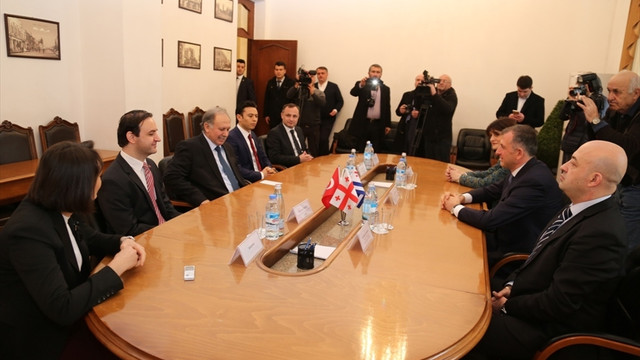 Artvin Valisi Doğanay, Batum'da ziyaretlerde bulundu