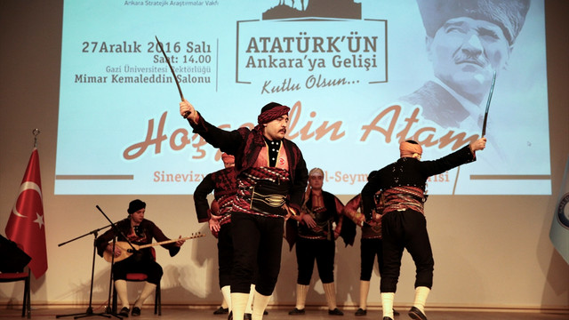 Atatürk'ün Ankara'ya gelişinin 97. yıl dönümü
