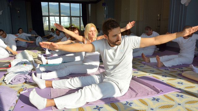 Balıkesir'de 5. Uluslararası Yoga Festivali yapıldı