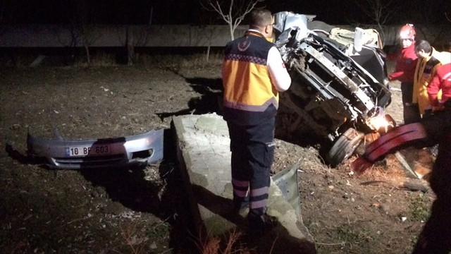 Balıkesir'de trafik kazası: 1 ölü