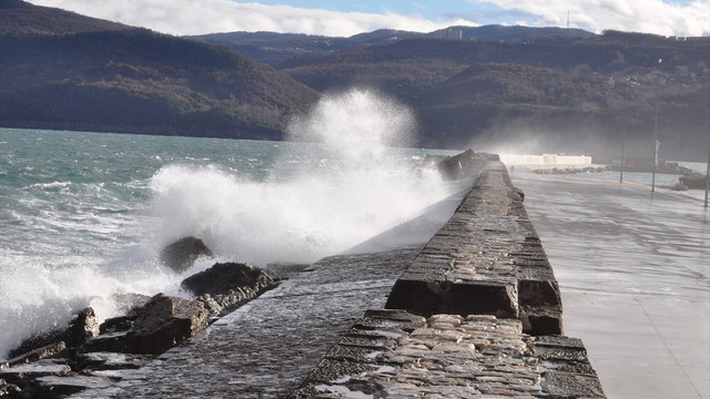 Bartın'da kuvvetli rüzgar