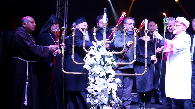 Beşiktaş'ta Hanuka Bayramı kutlandı