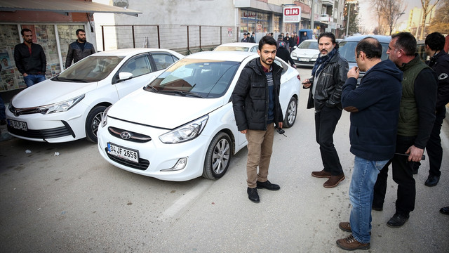 Bursa'da polis-şüpheli kovalamacası