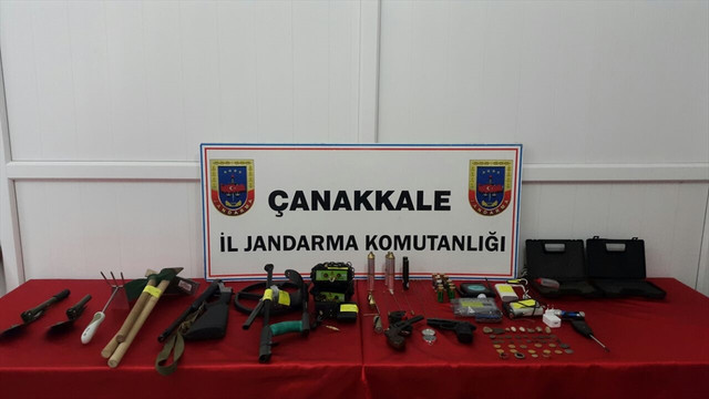 Çanakkale'de tarihi eser operasyonu